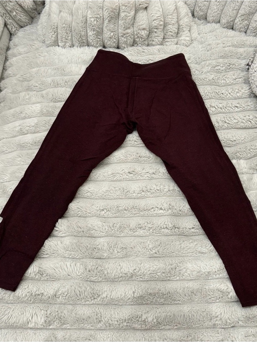 PINK Victoria's Secret Deep Wine Leggings